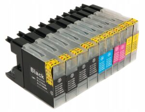 Rabat sæt!  LC1280XL - 4 x bk 2 x c-m-y - Kompatibel Brother - LC1280XL