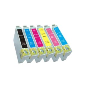 Rabat sæt! Epson 807   6 farver BK-C-M-Y-LC-LM  Kompatibel  807  75 ml