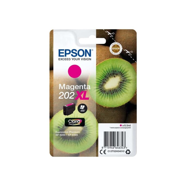 Epson 202XL magenta blækpatron 8,5 ml C13T02H34010 - original