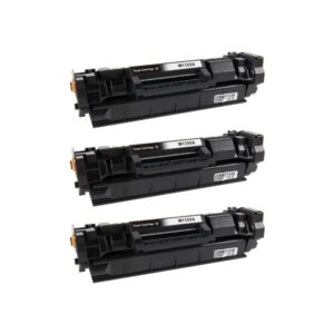 Rabat sæt! 3 stk HP 135A sort toner 3.300 sider i alt  - Kompatibel - W1350A