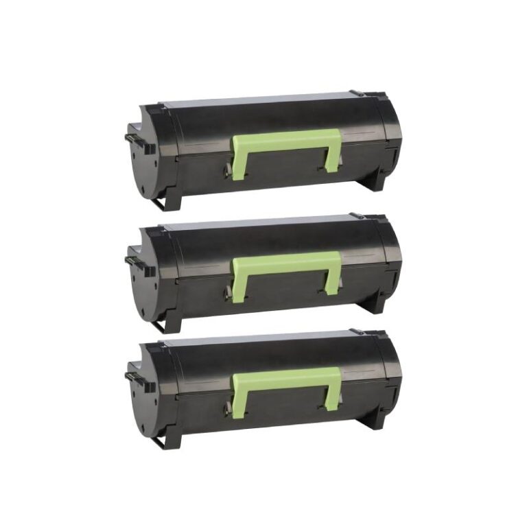 Rabat sæt! Lexmark 51B2H00 - 3 stk sort toner 45.000 sider - kompatibel 3 farver