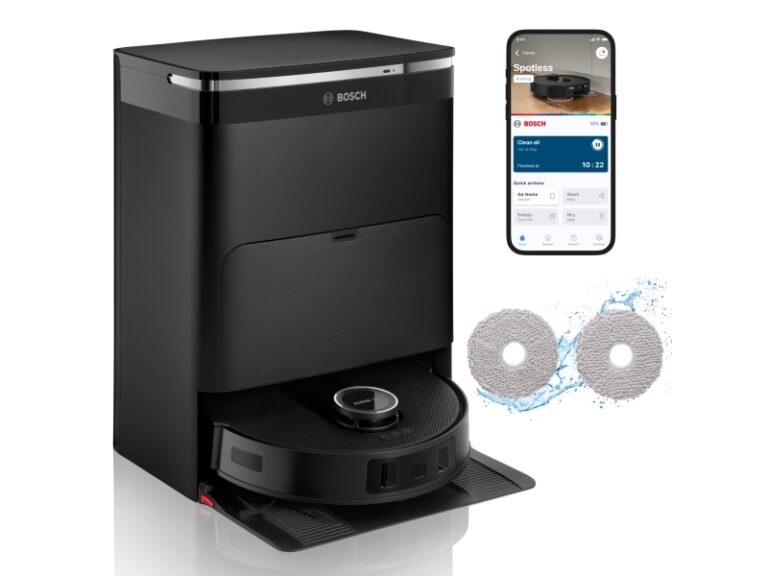Bosch BCRDW3B, Poseløs, Sort, Rund, Støvpose, Opladning, Purification, 75 dB