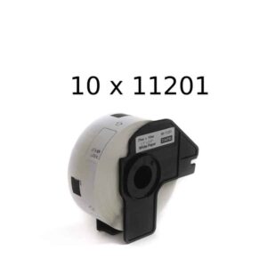 10 stk DK11201 adresseetiketter - 400 stk - 29 x 90mm - Kompatibel Brother - DK11201