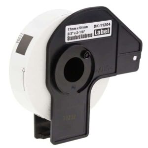 DK11204 etiketter - 400 stk - 17 x 54mm - Kompatibel Brother - DK11204