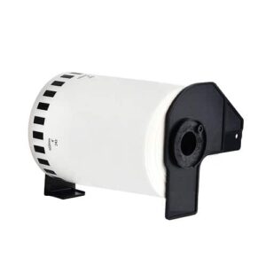 DK22243 kontinuerlige papirtape etiketter - 10.2cm x 30.5m - Kompatibel Brother - DK22243