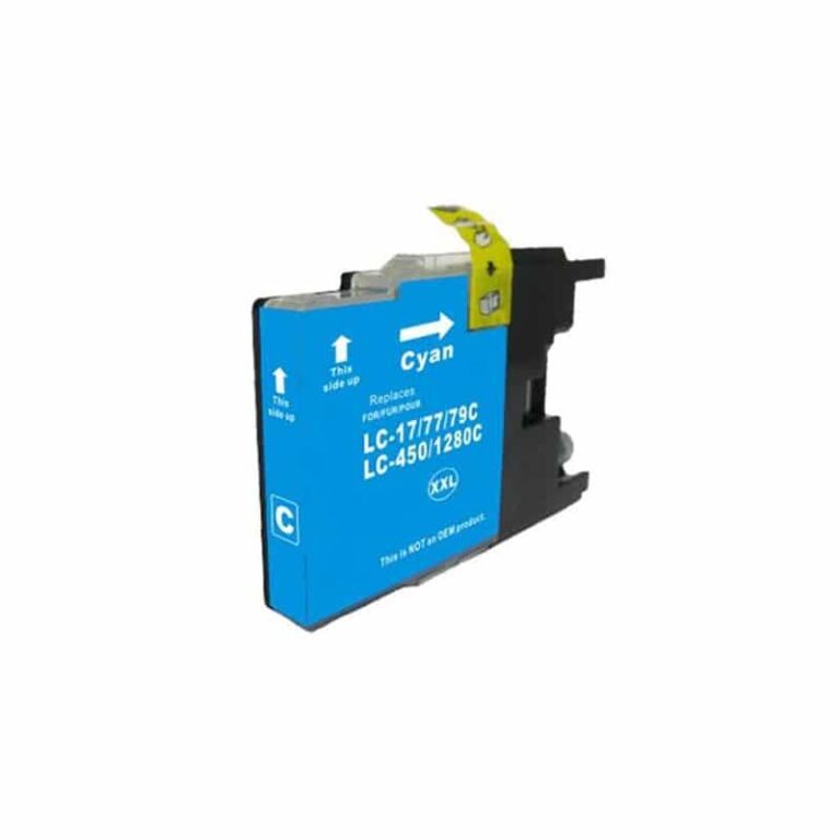 LC1280XLC cyan blækpatron 18ml - Kompatibel Brother - LC1280XLC