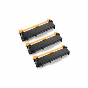 Rabat sæt! 3 stk TN2320 sort toner 3 x 2.600 sider - Kompatibel Brother - TN-2320BK