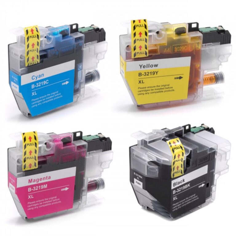 LC3219XL BK-C-M-Y blækpatron 7.500 sider Kompatibel Brother - LC3219XL-s4