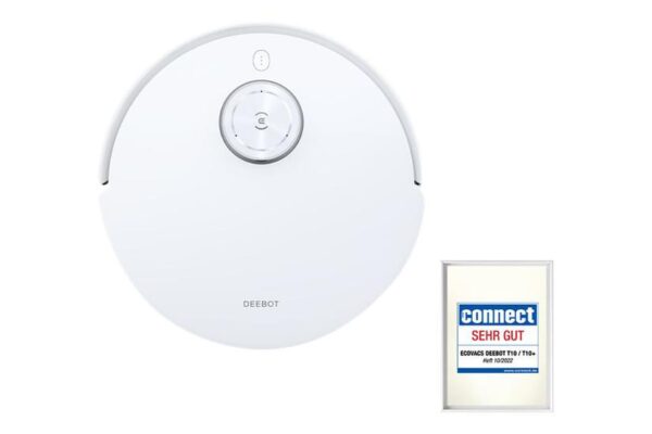 ECOVACS DEEBOT T10 - støvsuger - robotstyret inkluderet oplader