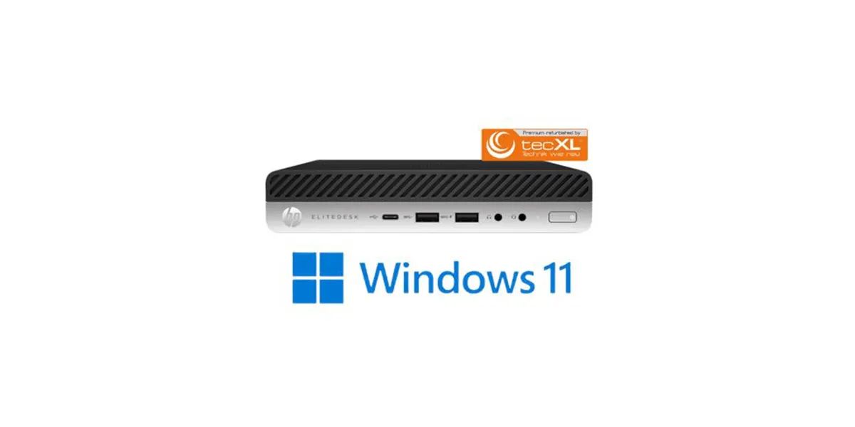HP EliteDesk 800 G4 MP i5-8500T - 16GB - 512GB SSD - Windows 11 Pro - Refurbished
