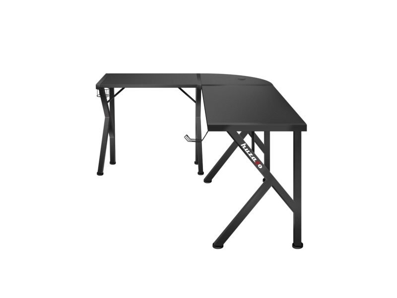 Huzaro Hero 6.3 Gaming Desk, sort +DOVANA Huzaro-sæt (slagtøj og tilbehør)