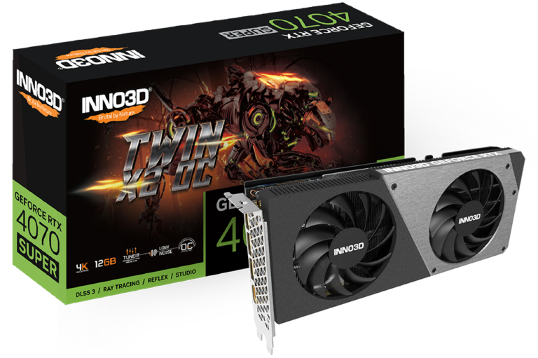 Inno3D GeForce RTX 4070 SUPER REFURB Grafikkort - GEEKD.dk