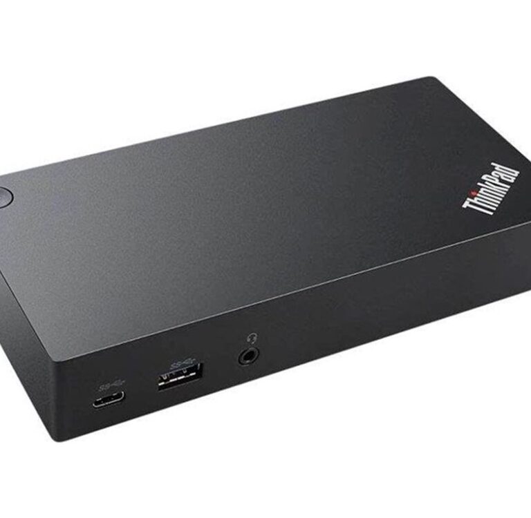 Lenovo Thinkpad 40AS - Dockingstation - USB-C - 2 x DP, HDMI - 1GbE - 90 Watt - istandsat