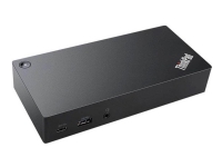 Lenovo Thinkpad 40AS - Dockingstation - USB-C - 2 x DP, VGA, HDMI - 1GbE - 90 Watt - istandsat