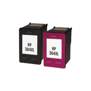 Rabat sæt! HP 304XL  1 x Sort 1 x Farve  Kompatibel  HP 304 XL  28 ml