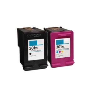 Rabat sæt! HP 301XL  1 x Sort 1 x Farve  Kompatibel  HP 301 XL  33 ml