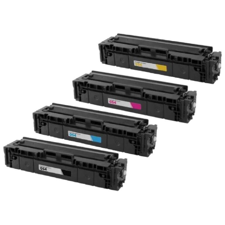 Rabat sæt! Canon 054   4 farver BK-C-M-Y  Kompatibel  054  5.100 sider