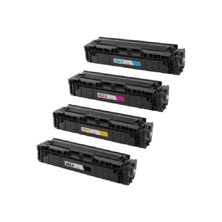 Rabat sæt! Canon 054H   4 farver BK-C-M-Y  Kompatibel  054H  10.000 sider