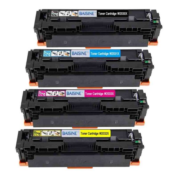 Rabat sæt! HP 415X   4 farver BK-C-M-Y Toner  Kompatibel  415X  25.500 sider