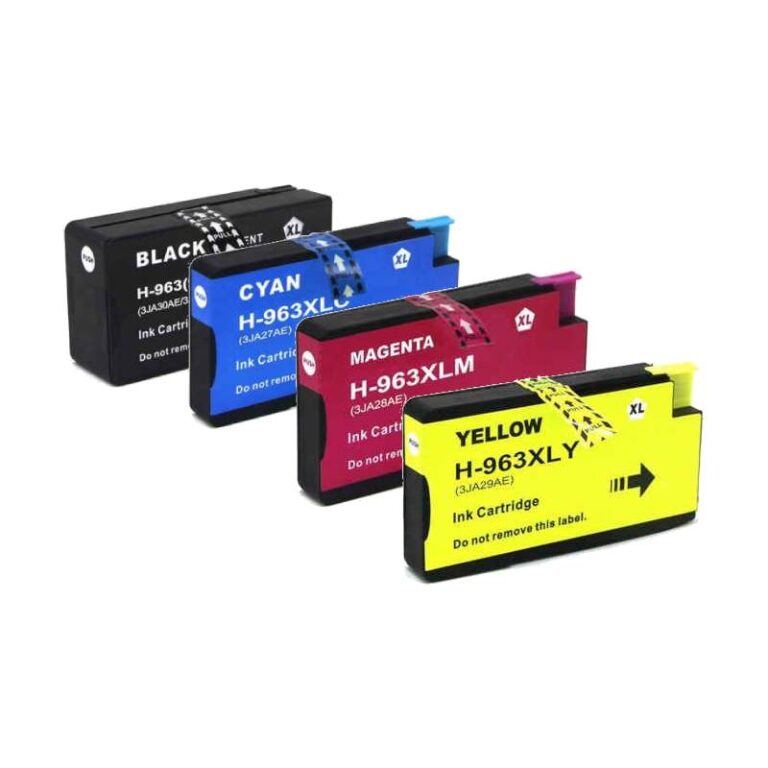 Rabat sæt! HP 963XL 4 farver BK-C-M-Y  Kompatibel- 963XL  134,5 ml