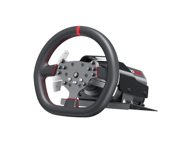 PXN V10 Ultra gaming-rat sæt - rat + pedaler + klemmer + monteringsudstyr (PS4 / Xbox One / PC / Xbox Series X&S)