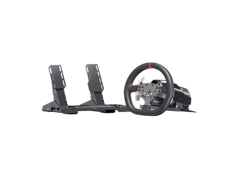 PXN-V10 ultra gaming-sæt rat + pedaler + klemmer + monterings-tilbehør (PS4 / Xbox One / PC / Xbox Series X&S)