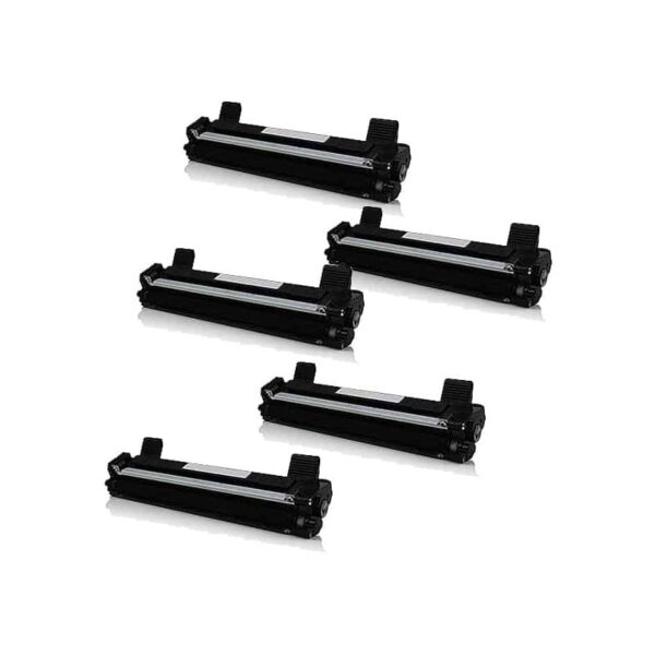 Rabat sæt! 5 stk  TN1050XP sort toner 10.000 sider i alt- Kompatibel Brother - B1050XP