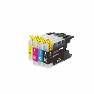 Rabat sæt!  LC1240 - 4 farver BK-C-M-Y - Kompatibel Brother - LC1240 - 50 ml