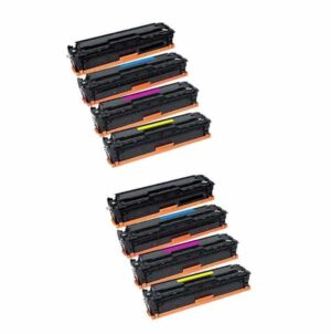 HP 410X (2 x 4 farver BK-C-M-Y) kompatibel blækpatron sæt