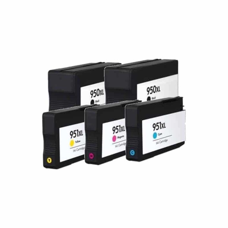 Rabat sæt! HP 950XL / 951XL  2 x BK 1 x C-M-Y - Kompatibel - 950XL - 241 ml i alt 5 stk.