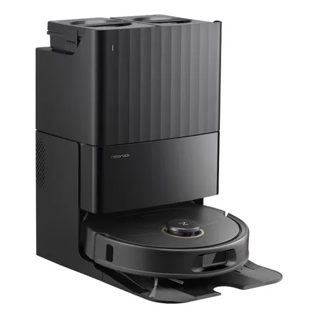 Roborock Qrevo 5AE Robotstøvsuger - 12000 Pa - 180 min. - Poseløs - 0,08 L - 64 dB - Sort