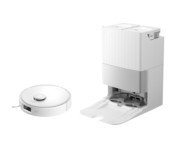 Roborock Qrevo Edge 5V1, Støvpose, Hvid, Rund, Støvpose, 0,325 L, Opladning, Mop washing, Purification