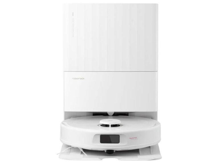 Roborock Qrevo PLUS, Poseløs, Sort, Hvid, Rund, Støvpose, 0,33 L, 63 dB