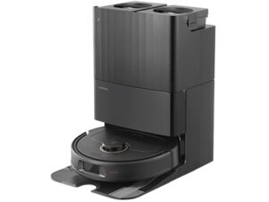 Roborock Qrevo Plus, Poseløs, Sort, Rund, 3,03 L, 63 dB, 0,33 L