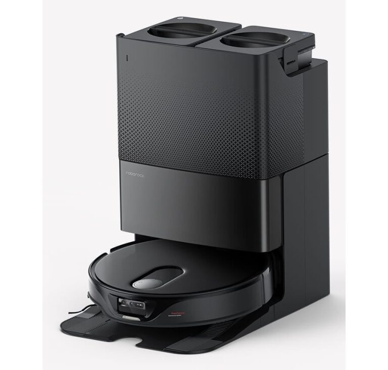 Roborock Qrevo Slim, Poseløs, Sort, Rund, 67 dB, 0,22 L, 0,072 L