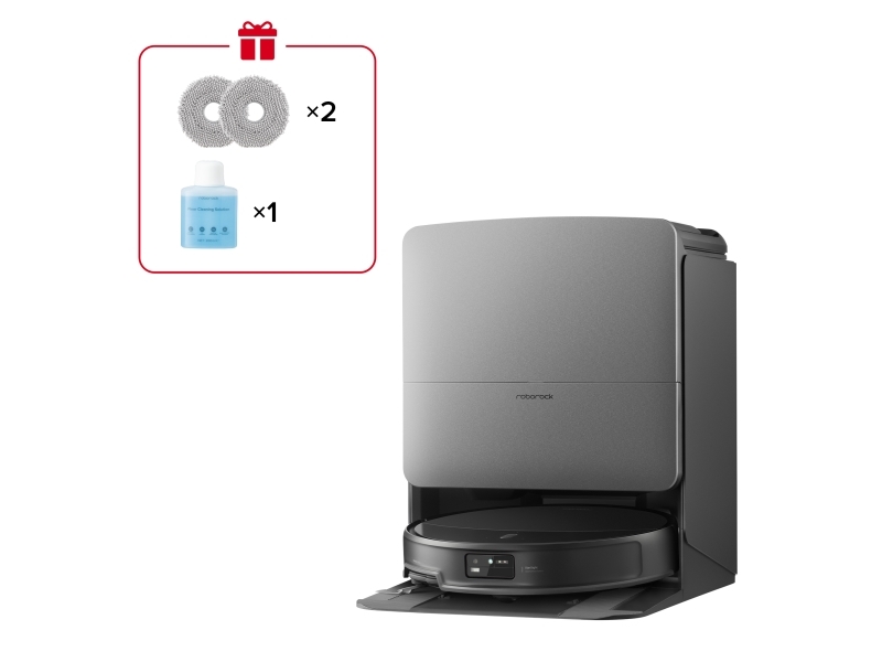 Roborock SAROS 20X, Poseløs, Sort, Rund, Støvpose, 0,259 L, Opladning, Purification, Mop washing