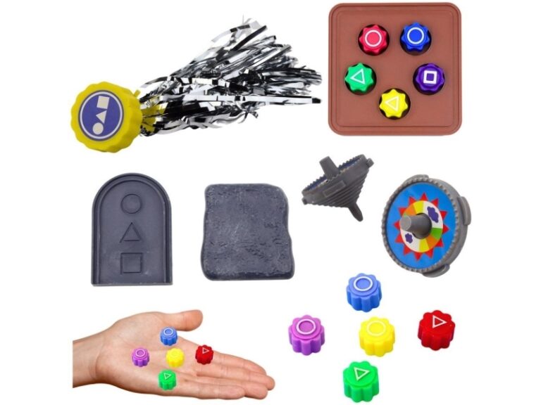 Squid Game-spil-sæt (4) traditionelle koreanske spil: Dødspillerne/Knoglespil, LEAN TOYS