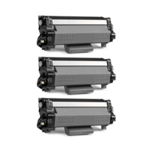 Rabat sæt!  TN2510 - 3 stk sort toner 3.600 sider - Kompatibel Brother 1 farver