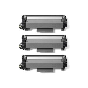 Rabat sæt!  TN2510XL - 3 stk sort toner 9.000 sider - Kompatibel Brother 1 farver