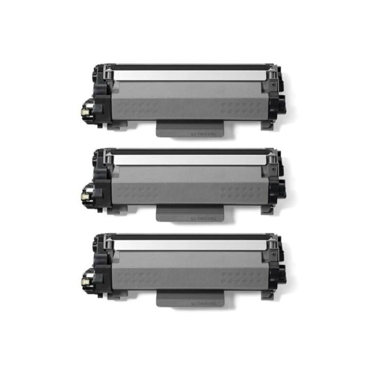 Rabat sæt!  TN2510XL - 3 stk sort toner 9.000 sider - Kompatibel Brother 1 farver