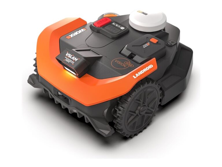 WORX Landroid Vision Cloud WR330E - Robotplæneklipper - ledningfri - 20 V - 5 Ah inkluderet oplader - 2400 opm - 22 cm - 14.3 kg