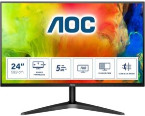 AOC 24B1H 23.6 1920 x 1080 VGA (HD-15) HDMI 60Hz