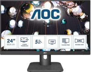AOC 24E1Q 23.8 1920 x 1080 VGA (HD-15) HDMI DisplayPort 60Hz