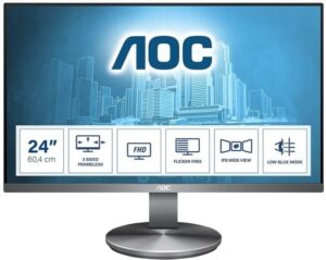 AOC I2490VXQ 23.8 1920 x 1080 VGA (HD-15) HDMI DisplayPort 60Hz