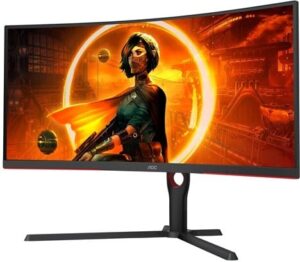 AOC Gaming CU34G3S/BK 34 3440 x 1440 HDMI DisplayPort 165Hz