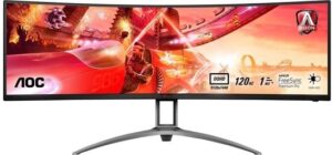 AOC AGON AG493UCX 49 5120 x 1440 HDMI DisplayPort USB-C 120Hz