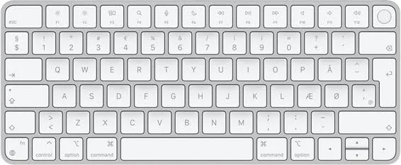 Apple Magic Keyboard Touch ID Tastatur Saks Trådløs Dansk