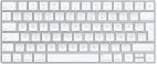 Apple Magic Keyboard Tastatur Saks Trådløs Dansk
