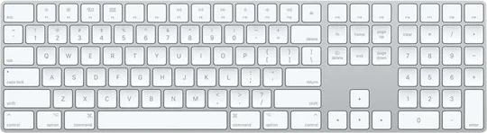 Apple Magic Keyboard Numeric Keypad Tastatur Saks Trådløs Danmark