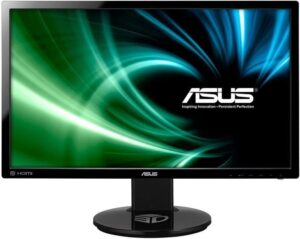 ASUS VG248QE 24 1920 x 1080 DVI HDMI DisplayPort 144Hz Pivot Skærm